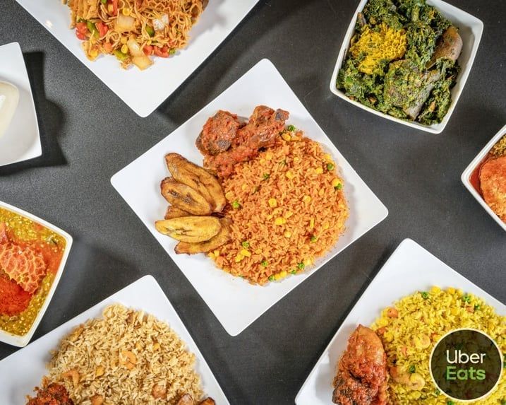 Professional catering setup with traditional presentation